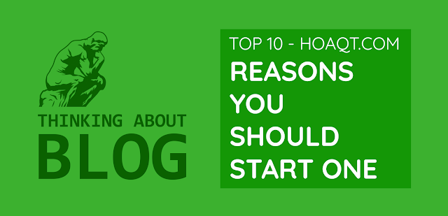 Thinking about blog, reasons you should start one