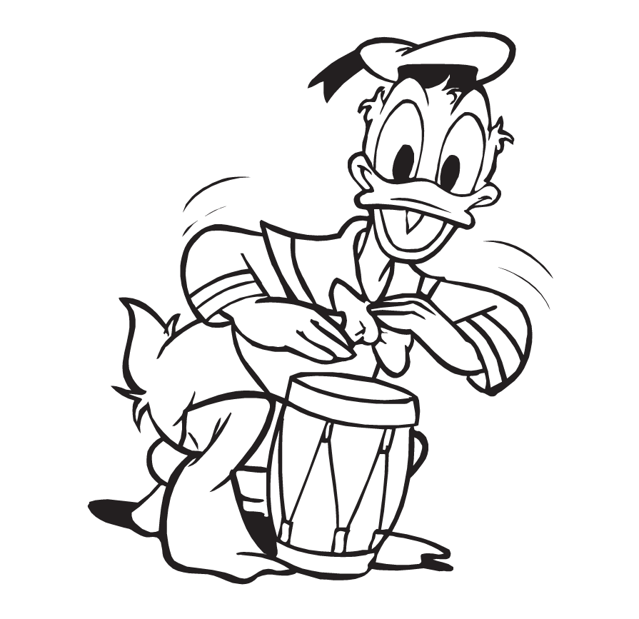 Download Colour Drawing Free HD Wallpapers: Donald Duck For Kid ...