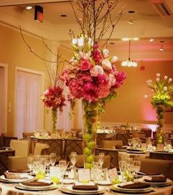 wedding flower table centerpieces
