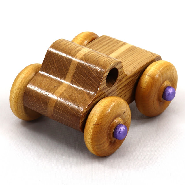 Handmade Wood Toy Monster Truck Based on the Pickup Truck in the Play Pal Series