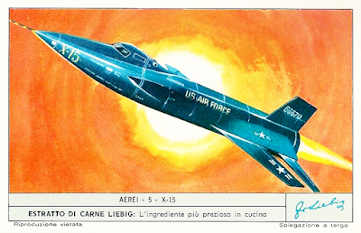 1969 Liebig Series 309 Aerei 5 - X-15