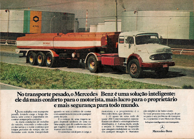 propaganda caminhão Mercedes-Benz LS-1924 A – 1979