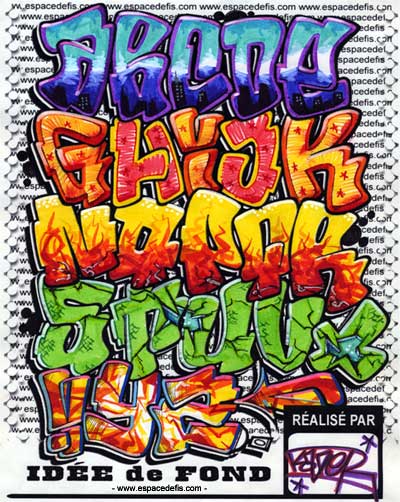 easy graffiti alphabet styles. graffiti alphabet styles 3d.