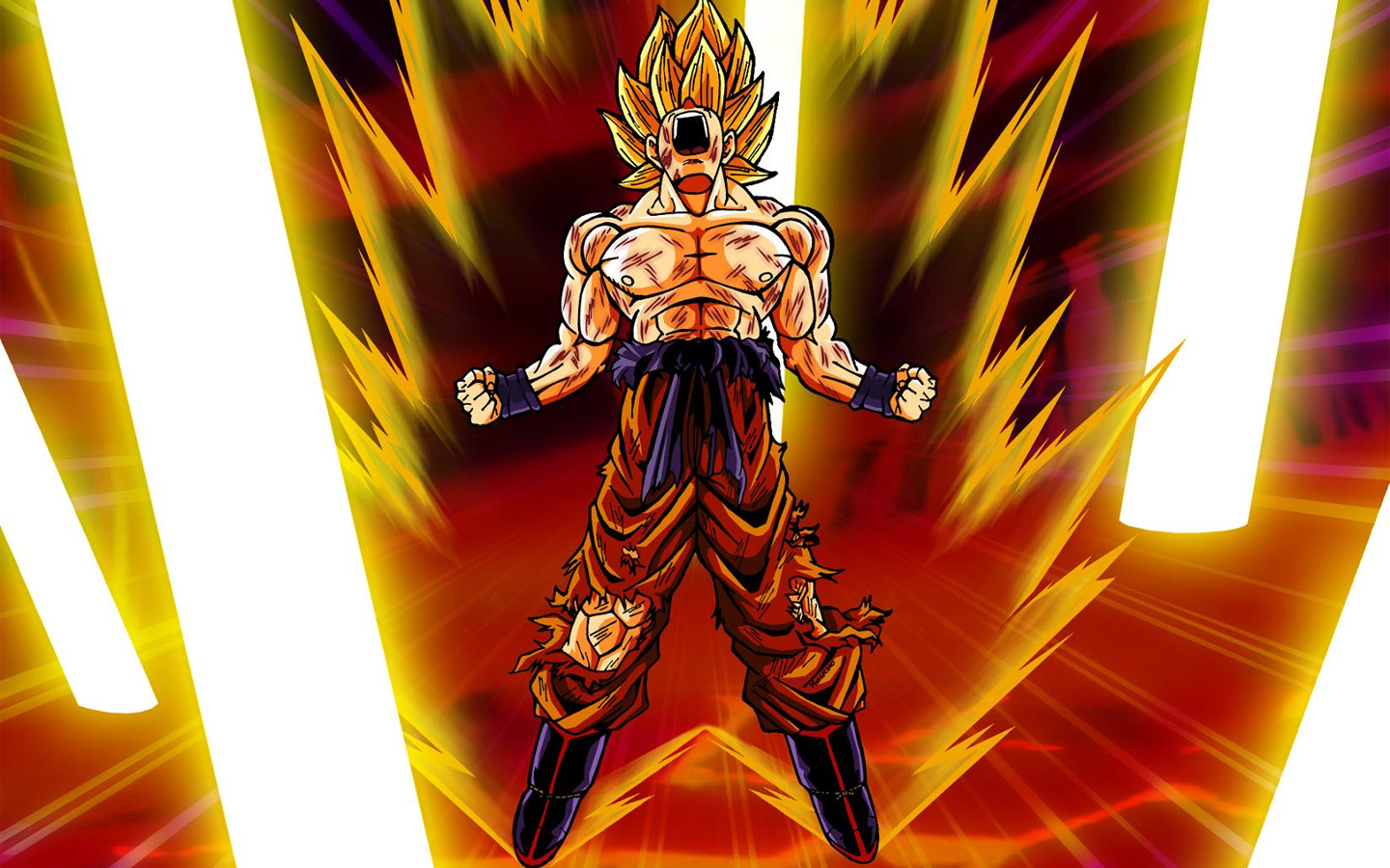 GOKU SE TRANSFORMA EM SUPER SAIYAJIM EM VIDA  - imagenes de goku transformandose