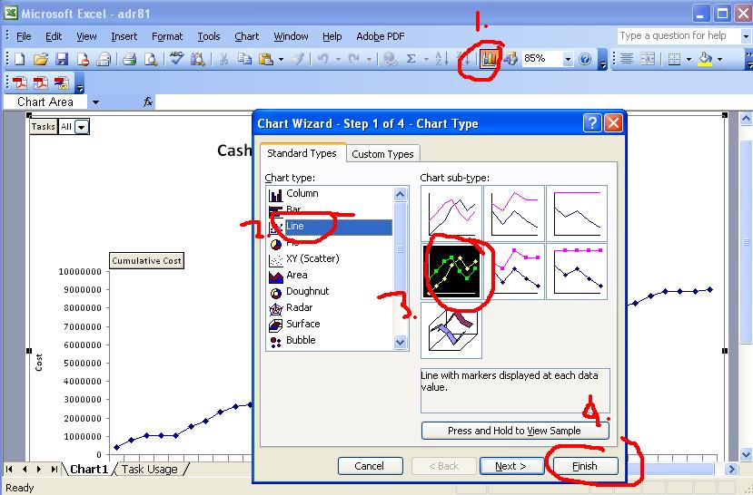  Tutorial Cara Menampilkan Kurva S Pada Microsoft Project 2007 