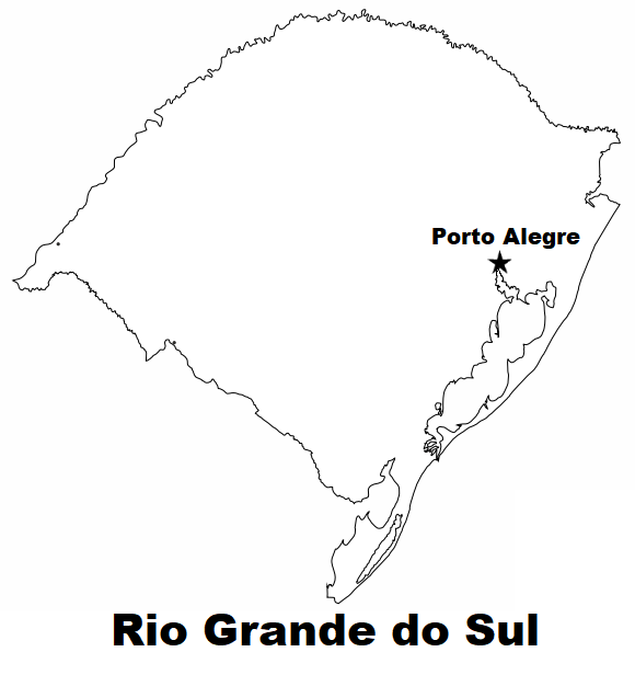 Blog De Geografia Mapa Do Rio Grande Do Sul Para Imprimir E Colorir