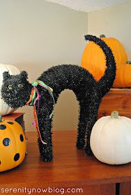 Halloween Decorations (Black Tinsel Cat), from Serenity Now