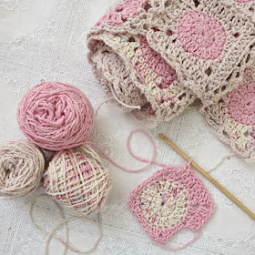 byHaafner, crochet, scarf, wip, MoYa, pastel