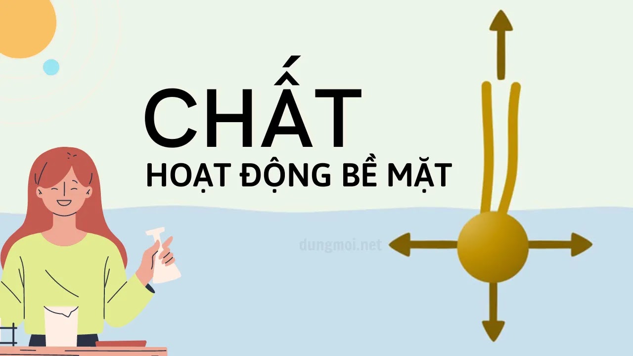 Chất hoạt động bề mặt là gì? Đặc điểm, phân loại và ứng dụng của nó