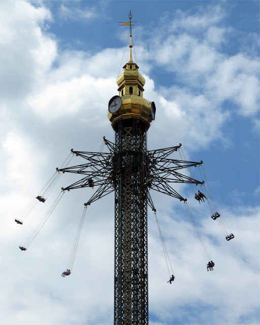 100-meter-tall Prater Turm, Prater Tower, Wurstelprater, Prater, Leopoldstadt, Vienna