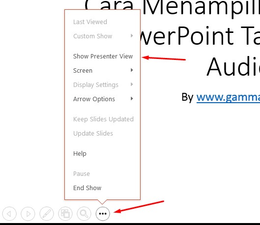 Cara Menampilkan Show Presenter View