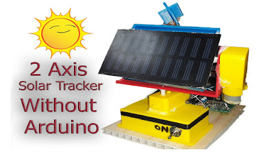 Dual Axis solar tracker without microcontroller