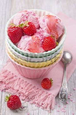 Strawberry Ice Cream Recipe - No Ice Cream Maker - The Frugal Chef ...