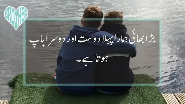 Brother Quotes in Urdu
