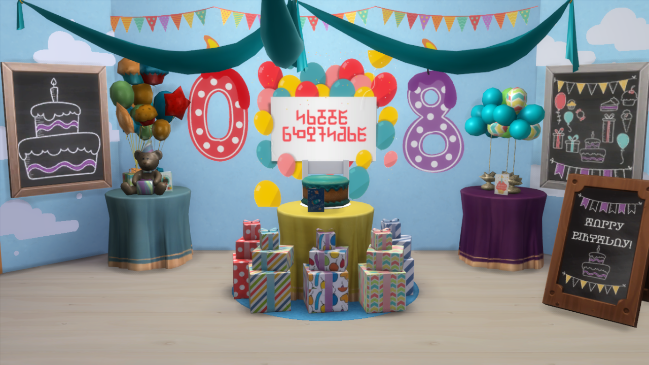 The Sims  4  Birthday  Party  Set Nathys Sims 