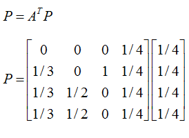 probability vector calculation