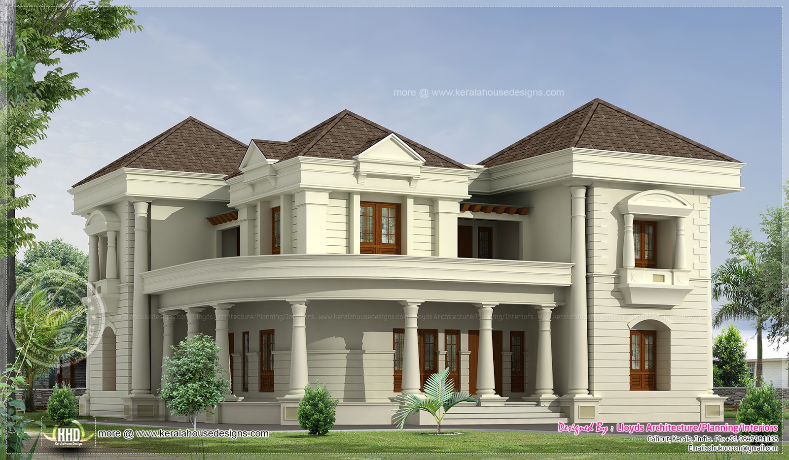 Indian bungalow elevation