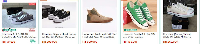 harga sepatu converse all star made in vietnam