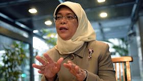 Some 140 third-year students from Ngee Ann Polytechnic were given insights into the personal and professional life of Speaker of Parliament Halimah Yacob at a sharing and dialogue session, on Monday, 25 November 2013