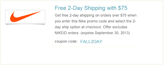 Nike promo code for labor day 2013