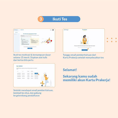 Mengikuti tes motivasi dan kemampuan dasar