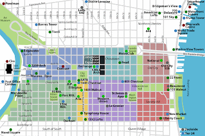 Tourist map of Philadelphia