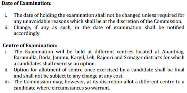 JKPSC Combined Competitive (Preliminary) Examination Syllabus