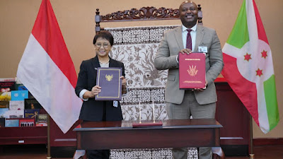 Indonesia dan Burundi Sepakati Perjanjian Bebas Visa Diplomatik dan Dinas