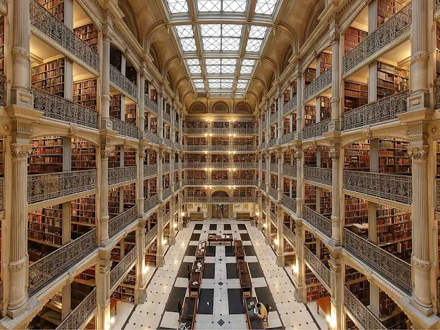 George Peabody Kütüphanesi, Baltimore, ABD