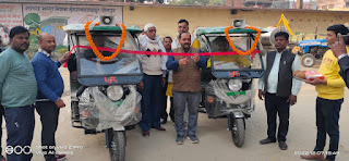 चेयरमैन ने ई-रिक्शा कूड़ा वाहन नगर को किया समर्पित | #NayaSaveraNetwork