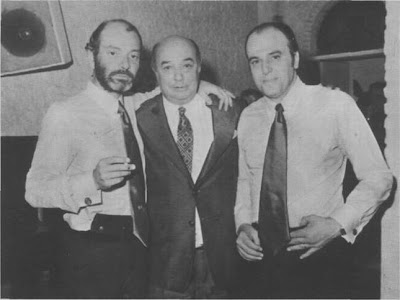 Raúl Garello con Cátulo  Castillo y  Horacio  Ferrer en 1974