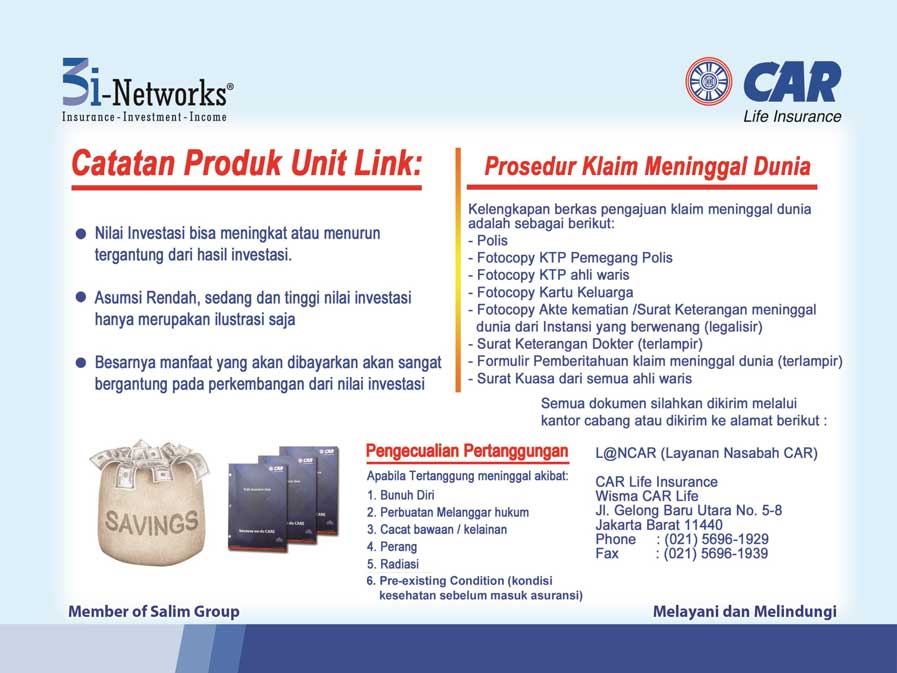 Tabungan proteksi Unit Link