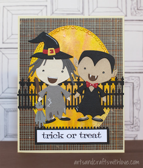 Halloween card with Sizzix Big Shot