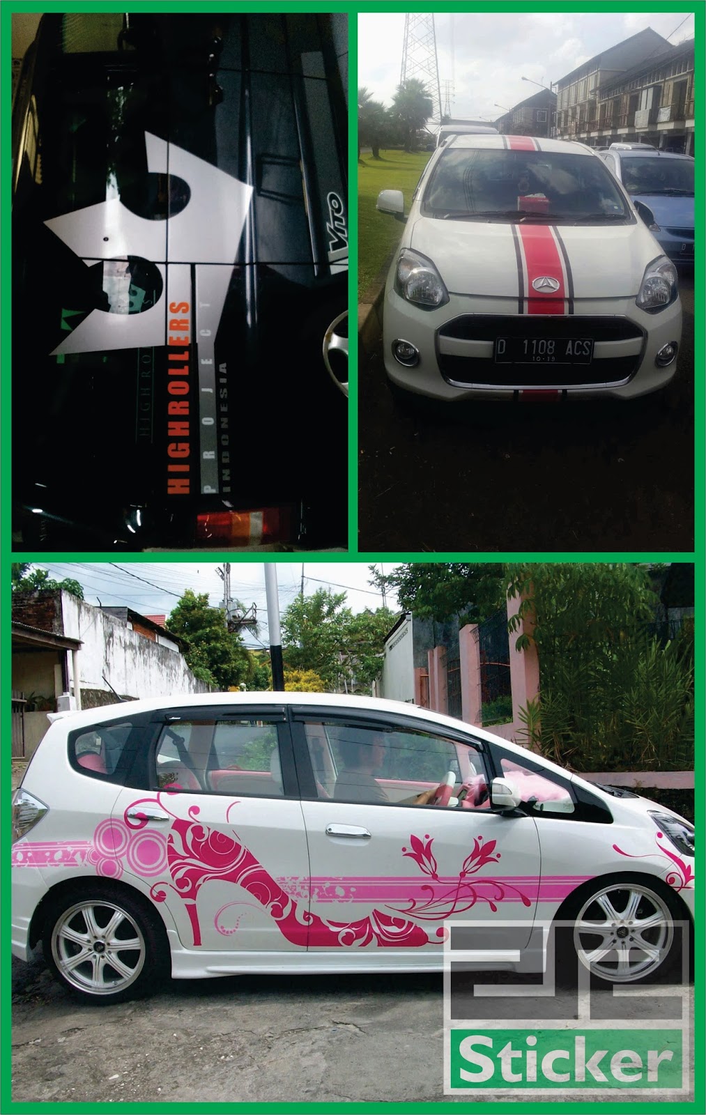 Gambar Cutting Sticker Mobil Bandung  Murah Duniaotto