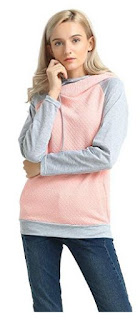 MCEDAR Women’s Pullover Hoodie Sweatshirts Casual Cotton Knitted Long Sleeve Lightweight Tunic Tops
