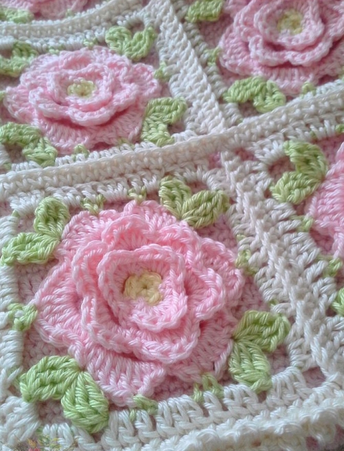 Babouchka Rose - Free Crochet Diagram