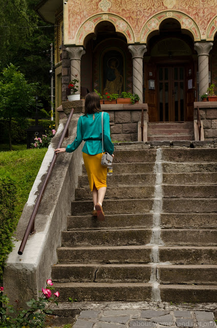 Biserica din centru, statiunea balneo-climaterica Baile Tusnad.