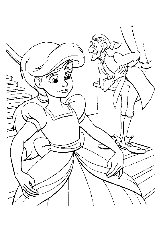 Ariel Coloring Page