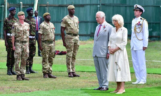 The King and Queen visited Sheldrick Wildlife Trust Elephant Orphanage in Nairobi