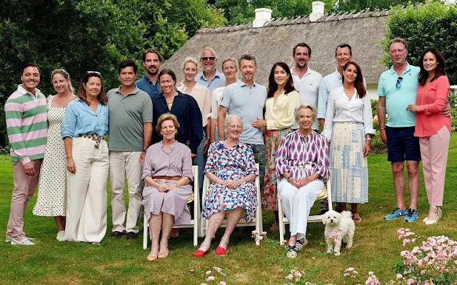 Crown Princess Mary, Princess Marie, Queen Margrethe, rincess Benedikte and Queen Anne-Marie