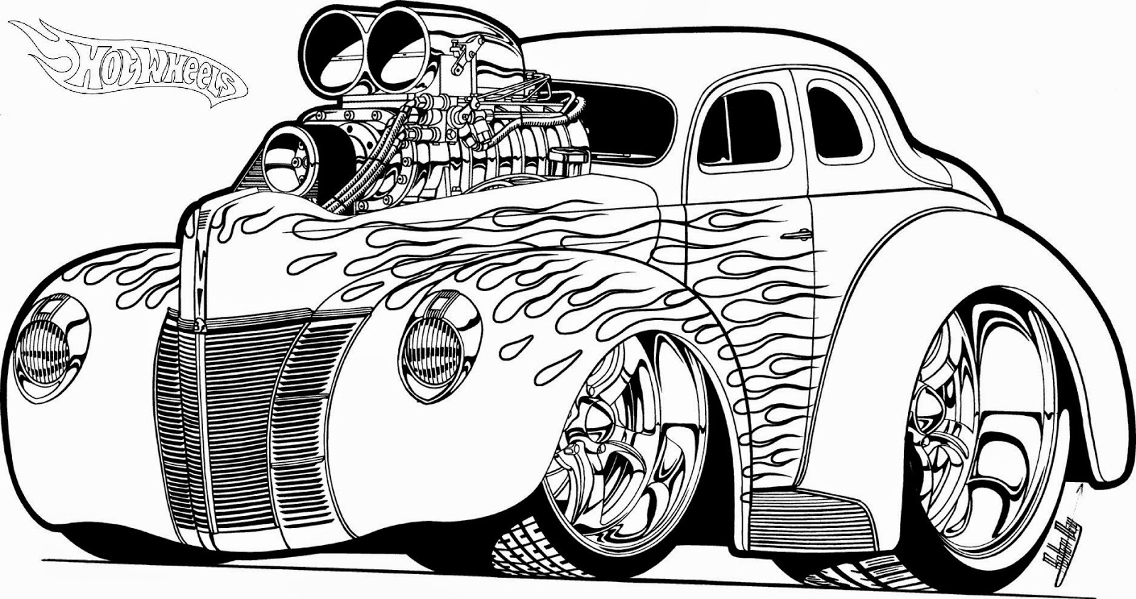 Download Hot Wheels Racing League: Hot Wheels Coloring Pages - Set 5