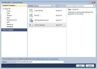 Adding an Activity Designer (C#)