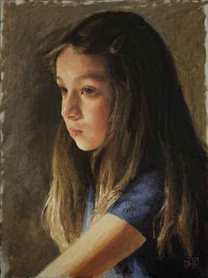 A portrait of Bridget, 12" x 16" by SHannon Reynolds