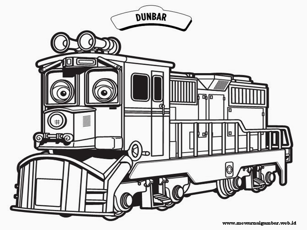 Gambar Mewarnai Kereta Chuggington  Mewarnai Gambar