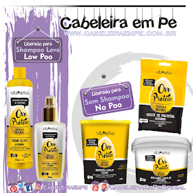 Bálsamo, Sachê e Manteigão (Liberados para No Poo),  Condicionador e Queratina Líquida (Low Poo) - Ovo Protein - Vita Seiva