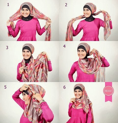 Chiffon pashmina hijab tutorial ~ All About Hijab