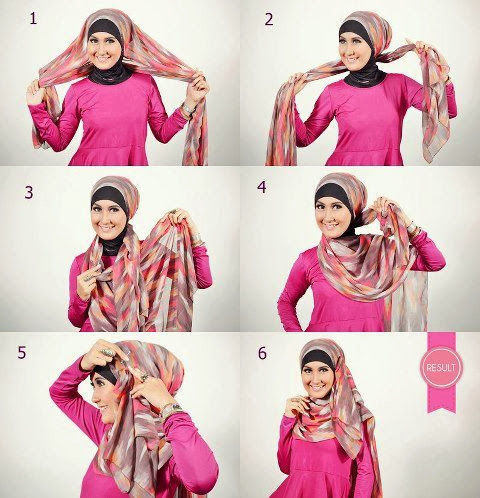 Chiffon pashmina hijab tutorial  Hijab