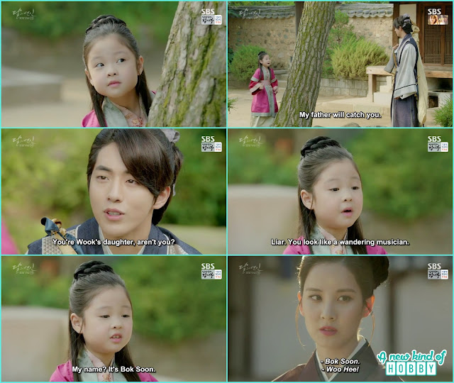  the little girl said her name is bok soon and Baek ah remember Woo hee - Moon Lovers Scarlet Heart Ryeo - Episode 20 Finale (Eng Sub)