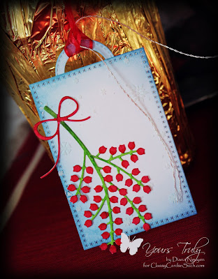 Diana Nguyen, Poppystamps, Winterberry, tag