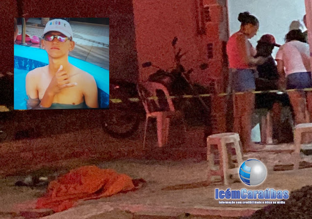 Jovem de 19 anos é executado na calçada de sua residência com mais de 30 tiros em Mossoró, RN; veja vídeo
